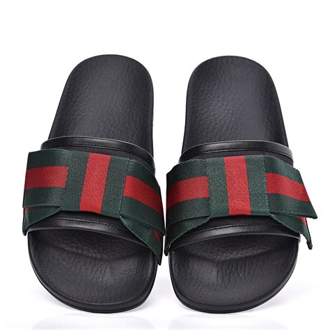 gucci bow slide sandals